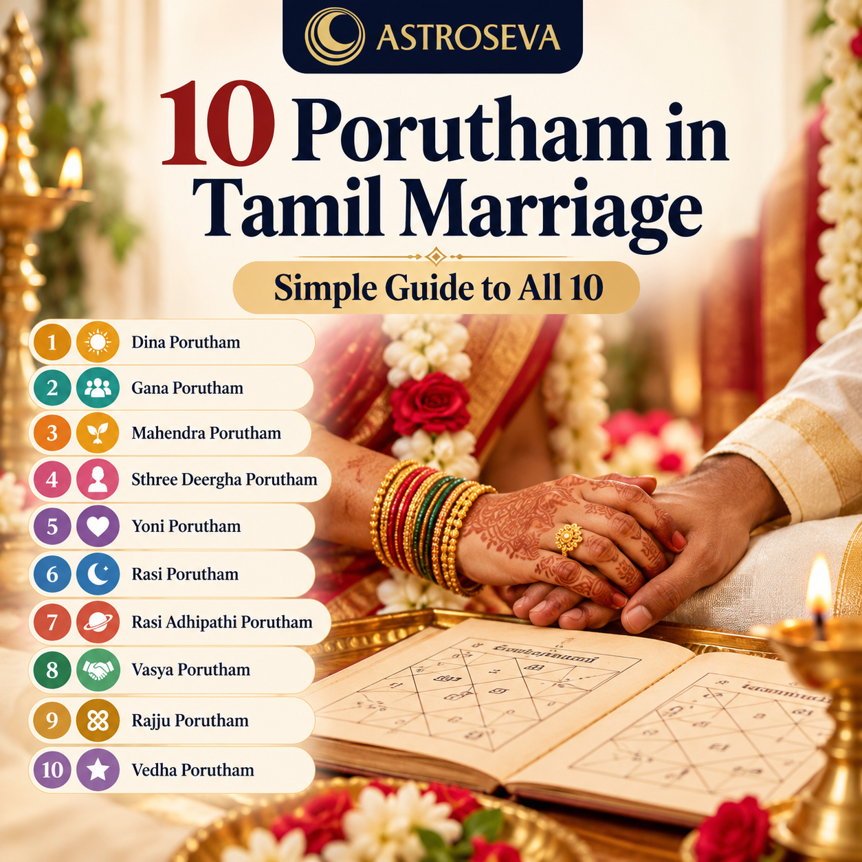 10 Porutham in Tamil Marriage – Simple Guide to All 10